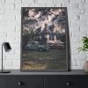 Old Retro Automobile Framed Poster