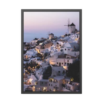 Greece, Oia Framed Poster