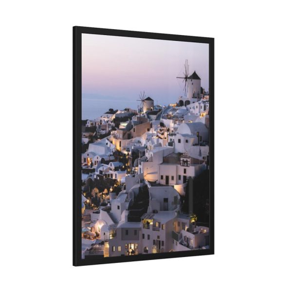 93830-145.jpg Greece, Oia Framed Poster
