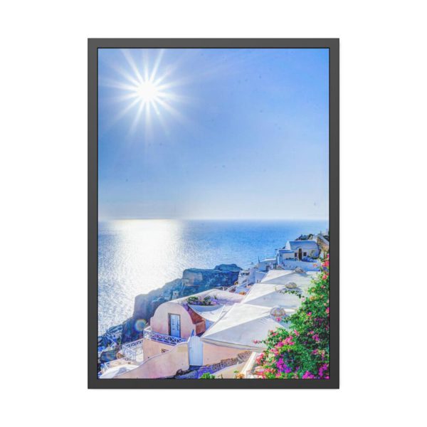 93830-152.jpg Santorini, Greece Framed Poster