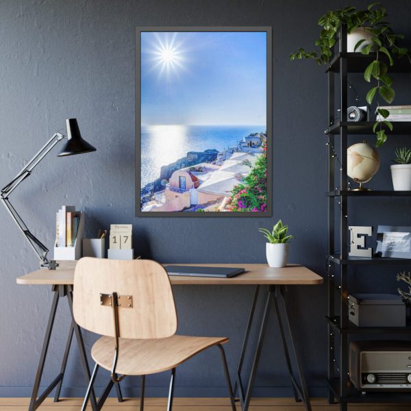 93830-154.jpg Santorini, Greece Framed Poster