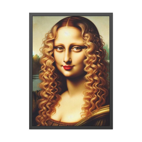 93830-164.jpg Blond Mona Lisa Framed Poster