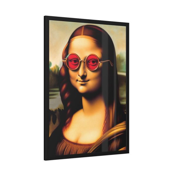 93830-173.jpg Mona Lisa Wearing Sunglasses Framed Poster