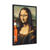 93830-177.jpg Mona Lisa Holding Beer Framed Poster