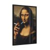 93830-181.jpg Mona Lisa Casually Smoking Cigarette Framed Poster
