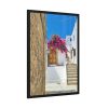Street In Lindos Framed Poster