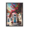 Charming Architecture of a Greek Island Framed Poster