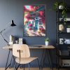 93830-214.jpg Greek Island Street Scene Framed Poster
