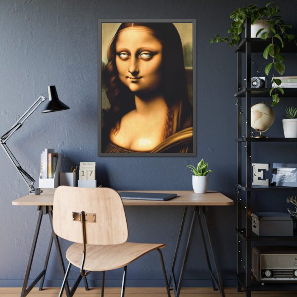 93830-226.jpg Mona Lisa With a Humorous Twist Framed Poster