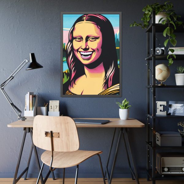 93830-238.jpg Mona Lisa in a Pop Art Style Framed Poster