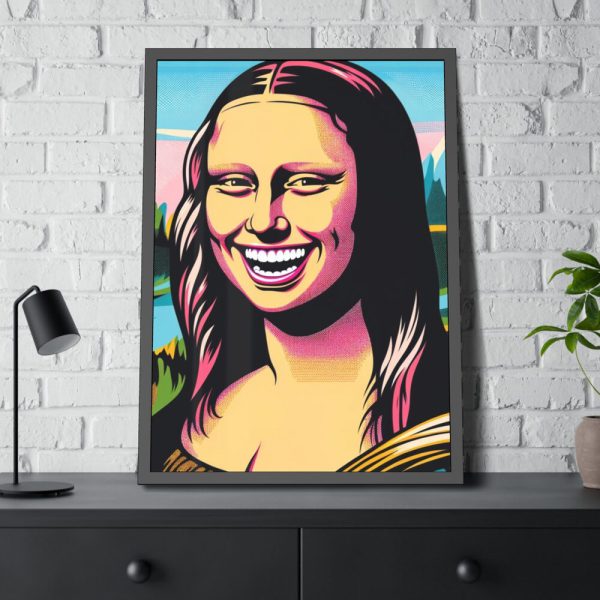 93830-239.jpg Mona Lisa in a Pop Art Style Framed Poster