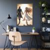 Couple Holding Hands on a Sunny Day Framed Poster