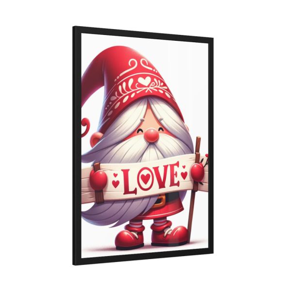 Whimsical Gnome Character Framed Poster