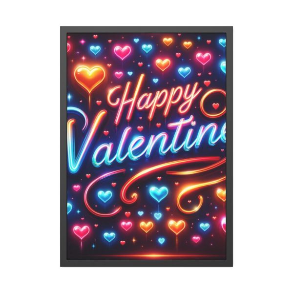 93830-296.jpg Happy Valentine Framed Poster