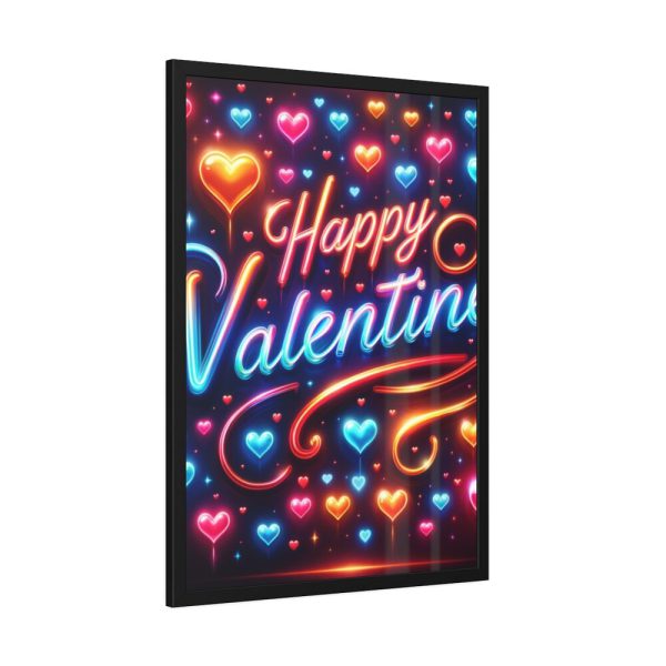 93830-297.jpg Happy Valentine Framed Poster