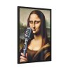 93830-321.jpg Mona Lisa Reimagined as a Singer Framed Poster