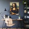 93830-338.jpg Mona Lisa Very Tired From Work Framed Poster