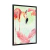 93830-349.jpg Two Flamingos Tropical Framed Poster