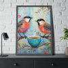 93830-363.jpg Coffee Tea Birds Framed Poster