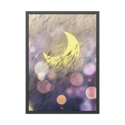 Moon Field Framed Poster