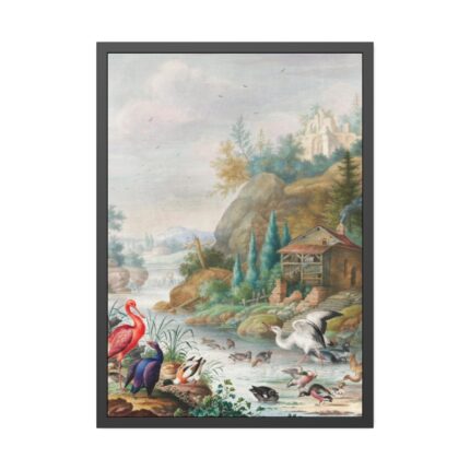 Birds by Herman Henstenburgh Framed Poster