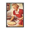 93830-88.jpg Christmas Woman From 1950 Framed Poster