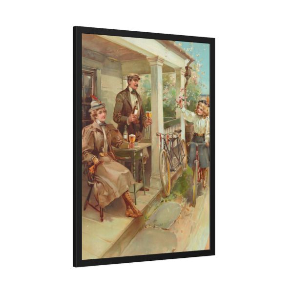 93830-97.jpg Vintage, Antique Art for Beer With Family Framed Poster