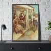 93830-99.jpg Vintage, Antique Art for Beer With Family Framed Poster