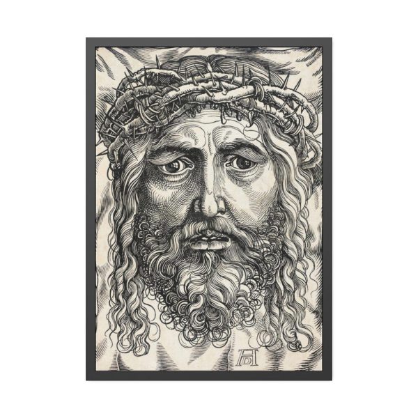 93831-100.jpg The Head of Christ Crowned with Thorns Framed Poster