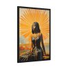 93831-125.jpg Woman Adoring The Sun Travel Framed Poster