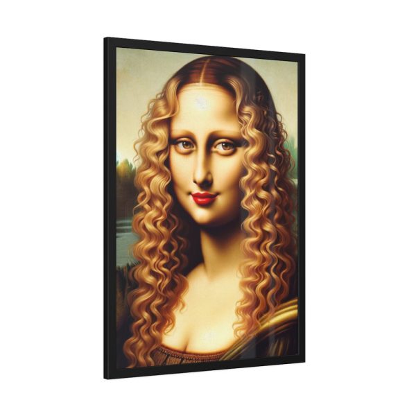 93831-165.jpg Blond Mona Lisa Framed Poster