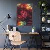 93831-2.jpg Fern, Plant, Bokeh, Glare, Tulips Framed Poster