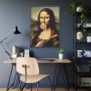 93831-230.jpg Mona Lisa with a Colorful Lollipop Framed Poster