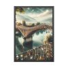 93831-264.jpg Bridge Adorned with 'Locks of Love' Framed Poster