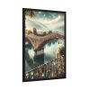 93831-265.jpg Bridge Adorned with 'Locks of Love' Framed Poster