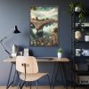 93831-266.jpg Bridge Adorned with 'Locks of Love' Framed Poster