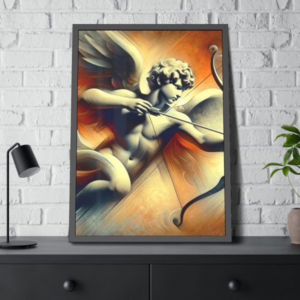 93831-275.jpg Cupid With His Bow and Arrow Framed Poster
