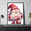 Whimsical Gnome Character Framed Poster