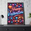 93831-299.jpg Happy Valentine Framed Poster