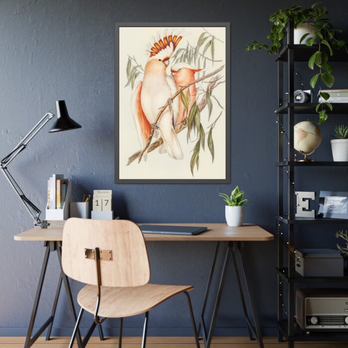 Leadbeater's Cockatoo by Elizabeth Gould Framed Poster - Image 7