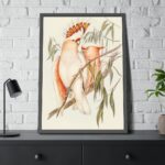 Leadbeater's Cockatoo by Elizabeth Gould Framed Poster - Image 8