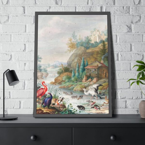 93831-43.jpg Birds by Herman Henstenburgh Framed Poster