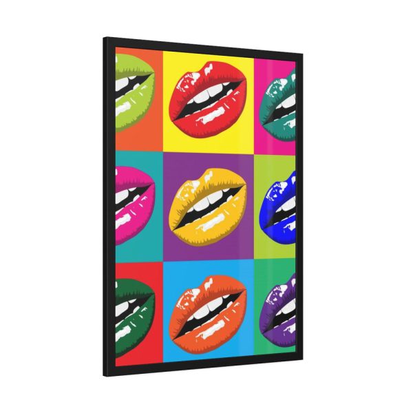 93831-53.jpg Mouth Lips Pop Art Framed Poster