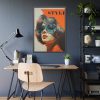 93831-62.jpg Woman Retro Style Advertisement Framed Poster