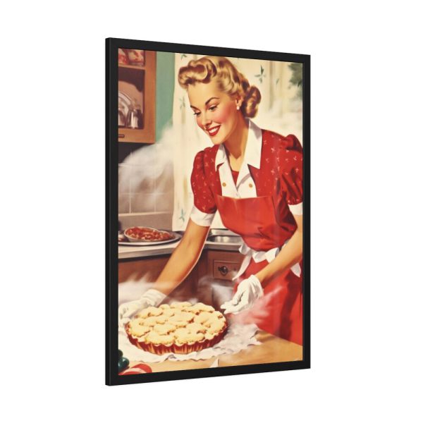93831-89.jpg Christmas Woman From 1950 Framed Poster