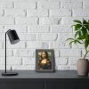 93833-7.jpg Mona Lisa Smiling Framed Poster