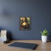 93835-6.jpg Mona Lisa Smiling Framed Poster