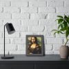 93835-7.jpg Mona Lisa Smiling Framed Poster