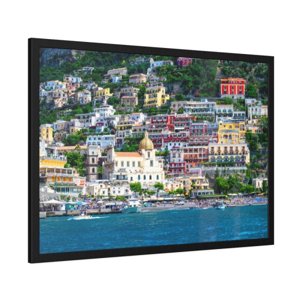 93854-1.jpg Positano Coast in Italy Framed Poster