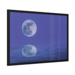 Moon Water Lake Reflection Framed Poster - Image 2
